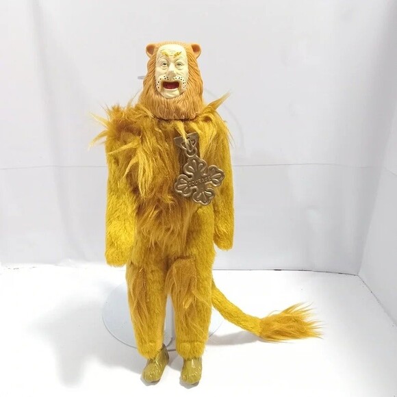 Vintage 1981 Toy Time INC. Wizard of Oz Doll Cowardly Lion Action Figure - Picture 8 of 9